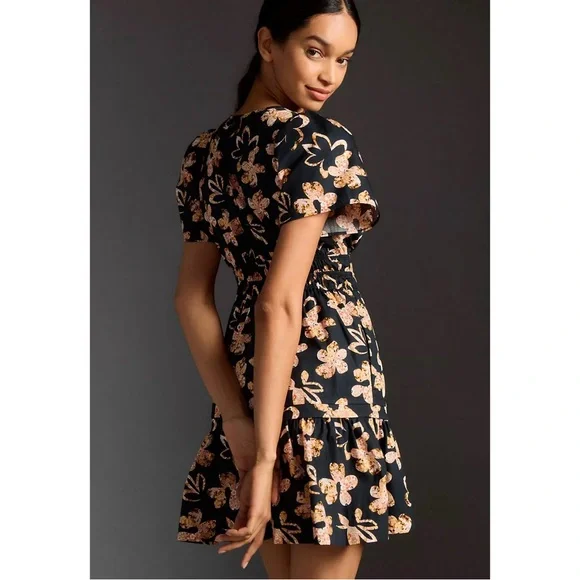 Anthropologie Somerset Floral Mini Dress - Picture 2 of 16